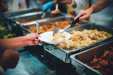Free food donation to the poor