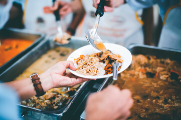 Free food donation to the poor