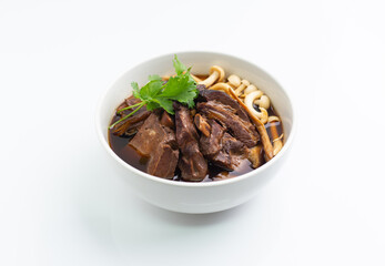 Bak kut teh is a pork rib dish cooked in broth popularly served in Malaysia and southern Thailand