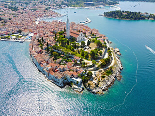 Rovinj Istrien Drohnenaufnahme
