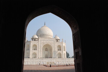 Fototapeta na wymiar Taj Mahal, the beauty of Agra. India