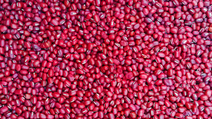 Red bean seeds background