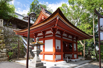 吉備津神社 北随神門 -桃太郎伝説ゆかりの神社-