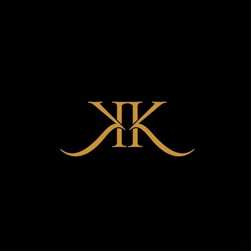 professional and elegant design initial letter KK