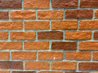 red brick wall