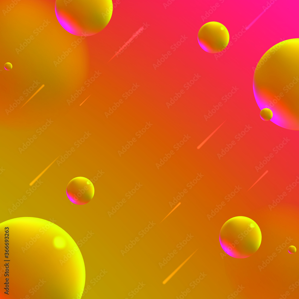 Poster abstract fluid 3d background with liquid modern shapes . isolated vector elements