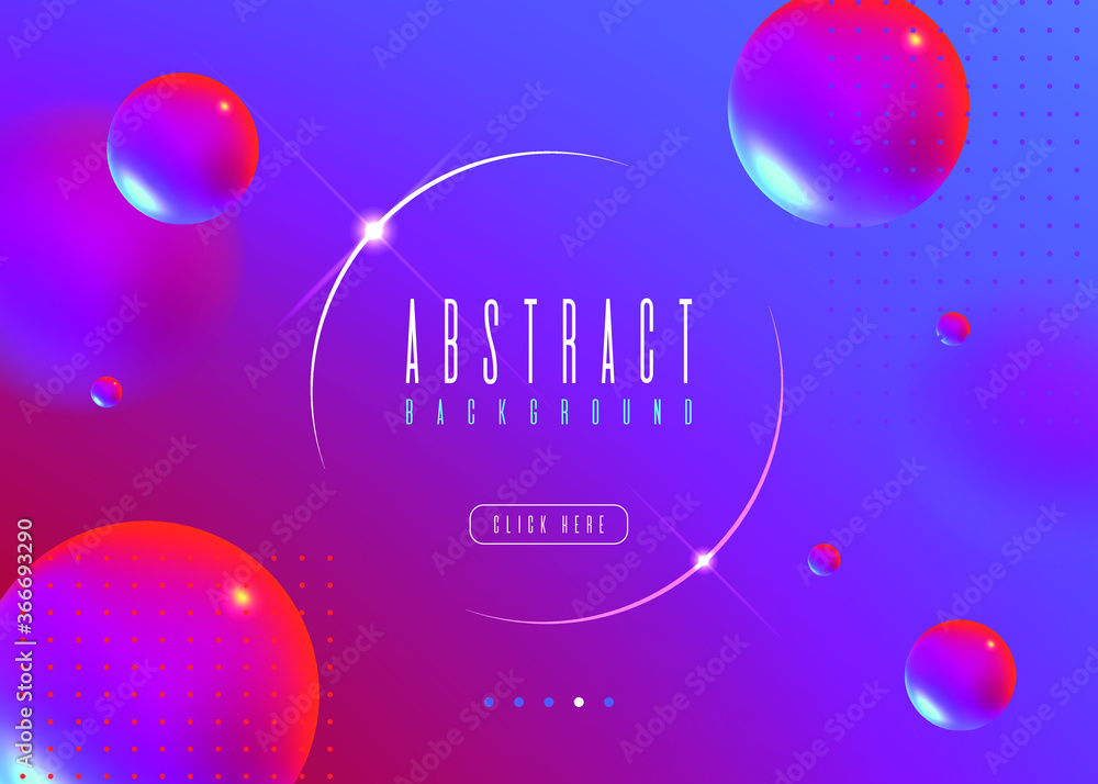 Poster abstract fluid 3d background with liquid modern shapes . isolated vector elements