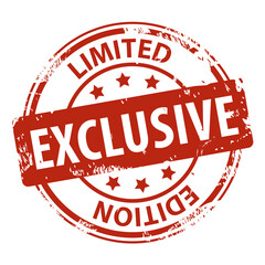 Exclusive Limited Edition rubber stamp icon
