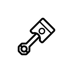 piston icon vector symbol template