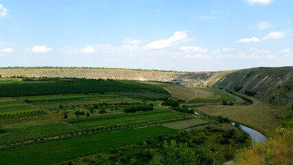 Old Orhei on Raut river, Moldova