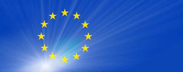 eu europa symbol flagge licht © bittedankeschön