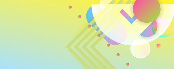 Bright color design backgrounds template summer juicy background with geometric elements