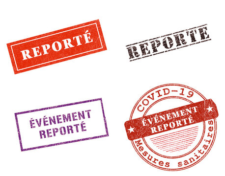 Cachet &eacute;v&eacute;nement report&eacute;
