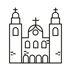 candelaria church brazil monument line style icon