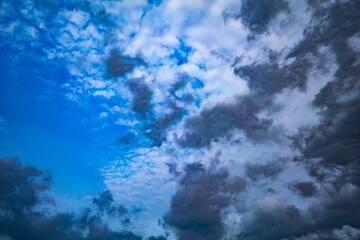 Fototapeta na wymiar clouds, sky,after the rain, rain comming,blue clouds, amazing sky