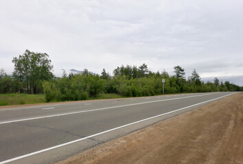 road in the countryside