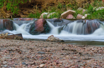 waterfall in the park