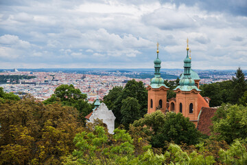 The beauty that is Prague; captured from the Prague Castle Royal Gardens