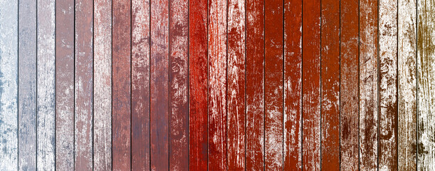 Fototapeta na wymiar Fond bois lambris rouge, revêtement mural