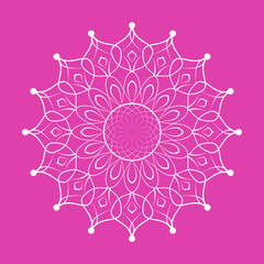 Mandala colorful vintage art, ancient Indian vedic background design, old painting texture with multiple mathematical shape vector illustration