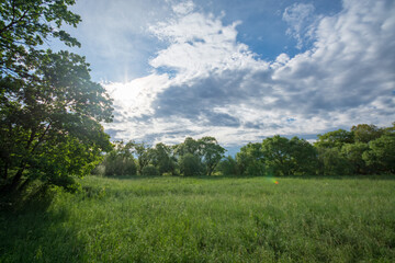 Sonne und Wolken Pegnitzgrund