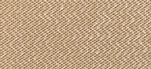 Narural ceramic tile back side texture to background. White zigzags on an orange background. The...