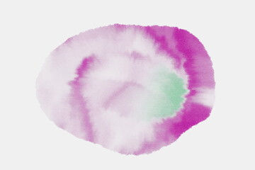 Abstract background of different colored watercolors mixed together.