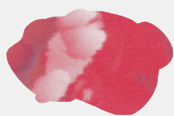 High Resolution Abstract Vermilion Red Watercolor Background