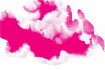 Abstract watercolor background mixed with rosy red and pastels