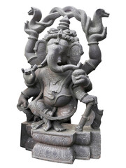 Beautiful statue of Lord Ganesh. Hindu God. India.
