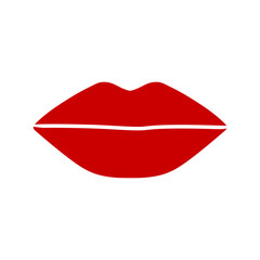 lip icon vector sign