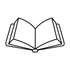 book icon vector sign