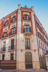 facade of the old building