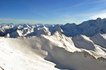 Hochgurgl Obergurgl Otztal ski resort in the Western Tyrol Austrian Alps Austria