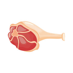 leg meat detailed style icon