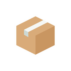box cargo icon vector sign