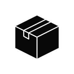 box cargo icon vector sign