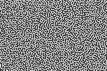 Monochrome background of natural organic forms. Reaction diffusion or turing pattern vector design. Overlay template