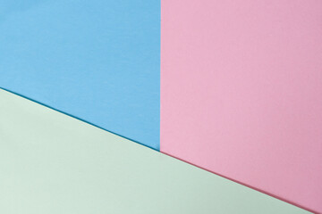 Abstract pastel paper texture minimalism background. Minimal geometric shapes and lines in pastel colors