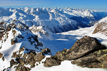 Hochgurgl Obergurgl Otztal ski resort in the Western Tyrol Austrian Alps Austria