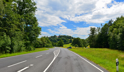 B27 bei Vilkersberg-Bad Brückenau im Landkreis Bad Kissingen