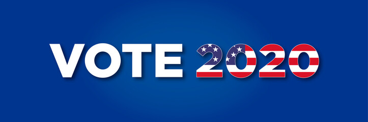 2020 United States of America Presidential Election banner.
