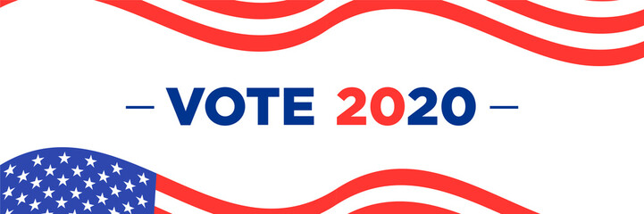 2020 United States of America Presidential Election banner.