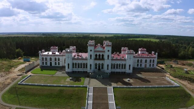 Kosava castle - the ruins of the palace, located in Kossovo (Ivacevichi district, Brest region, Belarus). Currently, the castle is in the process of restoration.