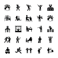 Pack Of Cleaning Pictograms 