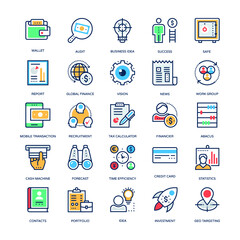 Finance and Banking Vector Icons 6