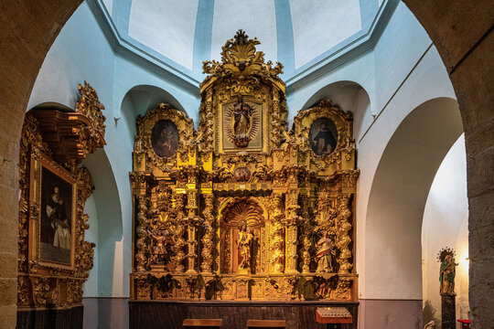 Interior Saint Paul Church, Iglesia de San Pablo in Cordoba, Spain, Andalusia