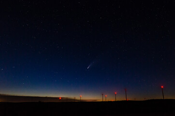 Neowise Comet over Southern Oklahoma
