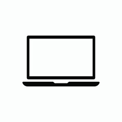 laptop icon vector