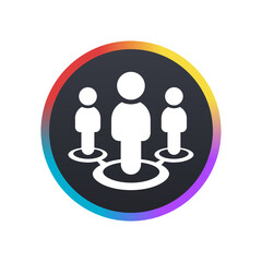 Business Circle -  Push Button